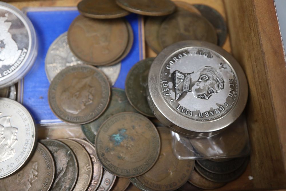 A box of coins